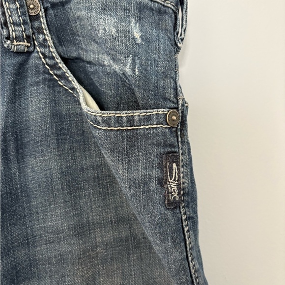 Silver ZAC SJC Medium Wash Jeans Men’s Size 30/32 - Picture 2 of 9